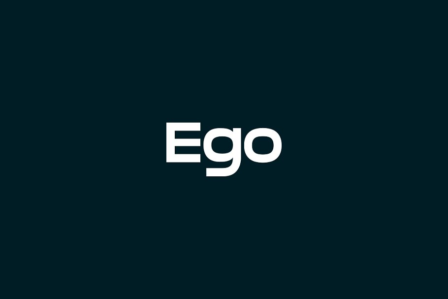 Ego Font preview